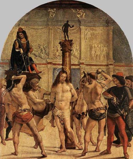 Luca Signorelli The Scourging of Christ Spain oil painting art